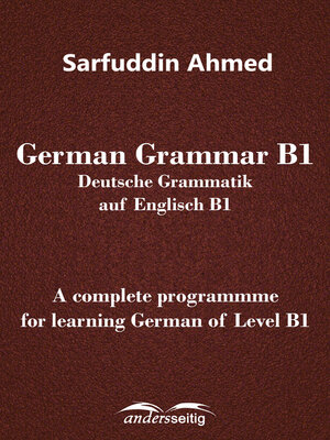 cover image of German Grammar B1